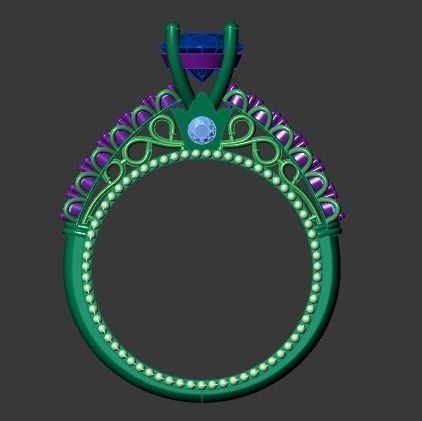 STYLISH RING 3D print model_35