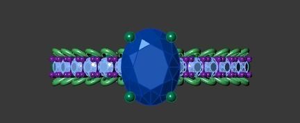 STYLISH RING 3D print model_5