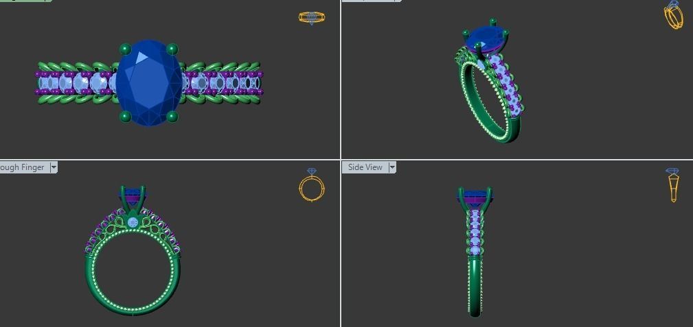 STYLISH RING 3D print model_9