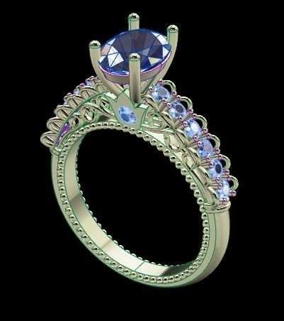 STYLISH RING 3D print model_42