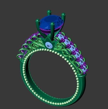 STYLISH RING 3D print model_12