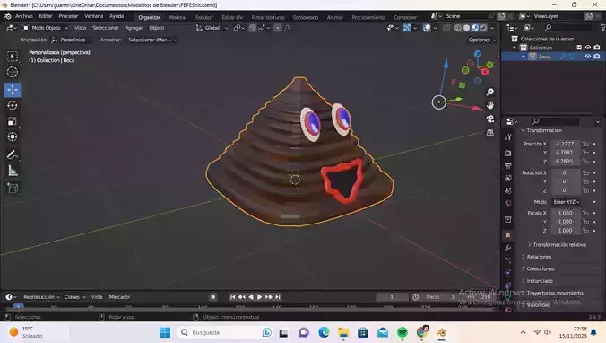 La KAKA PEPE 3D model