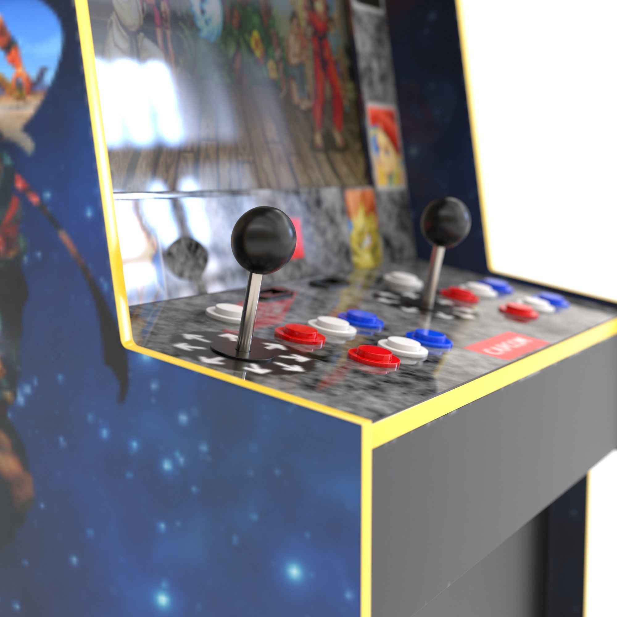 Arcade console 3D model_1