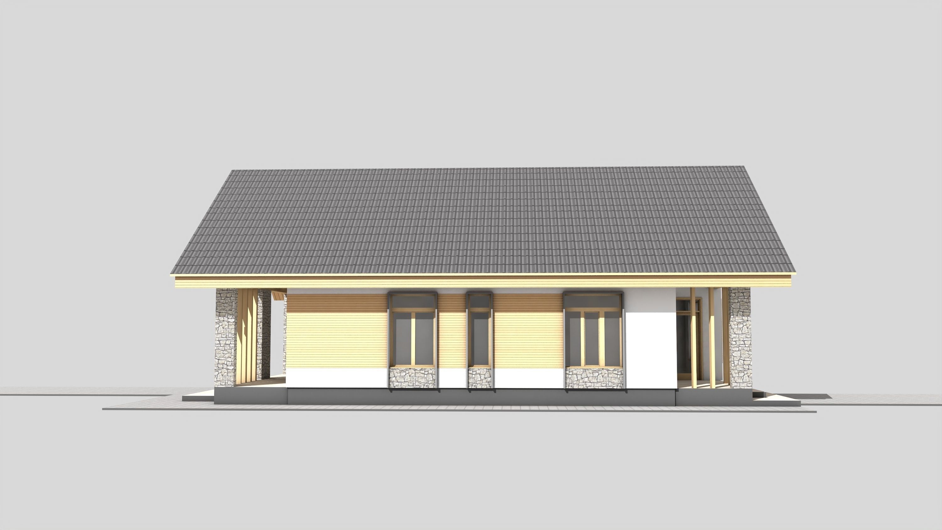 Country House Sylvania Free 3D model_6