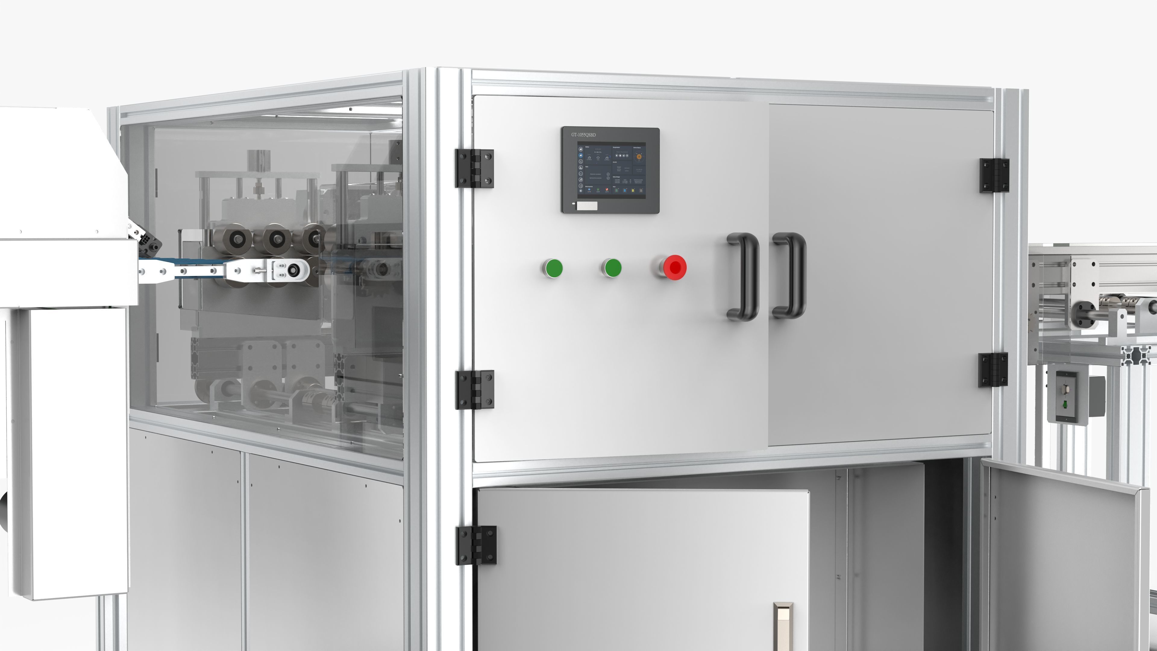 Automatic PCB Partition Cleaning Machine 3D model_8