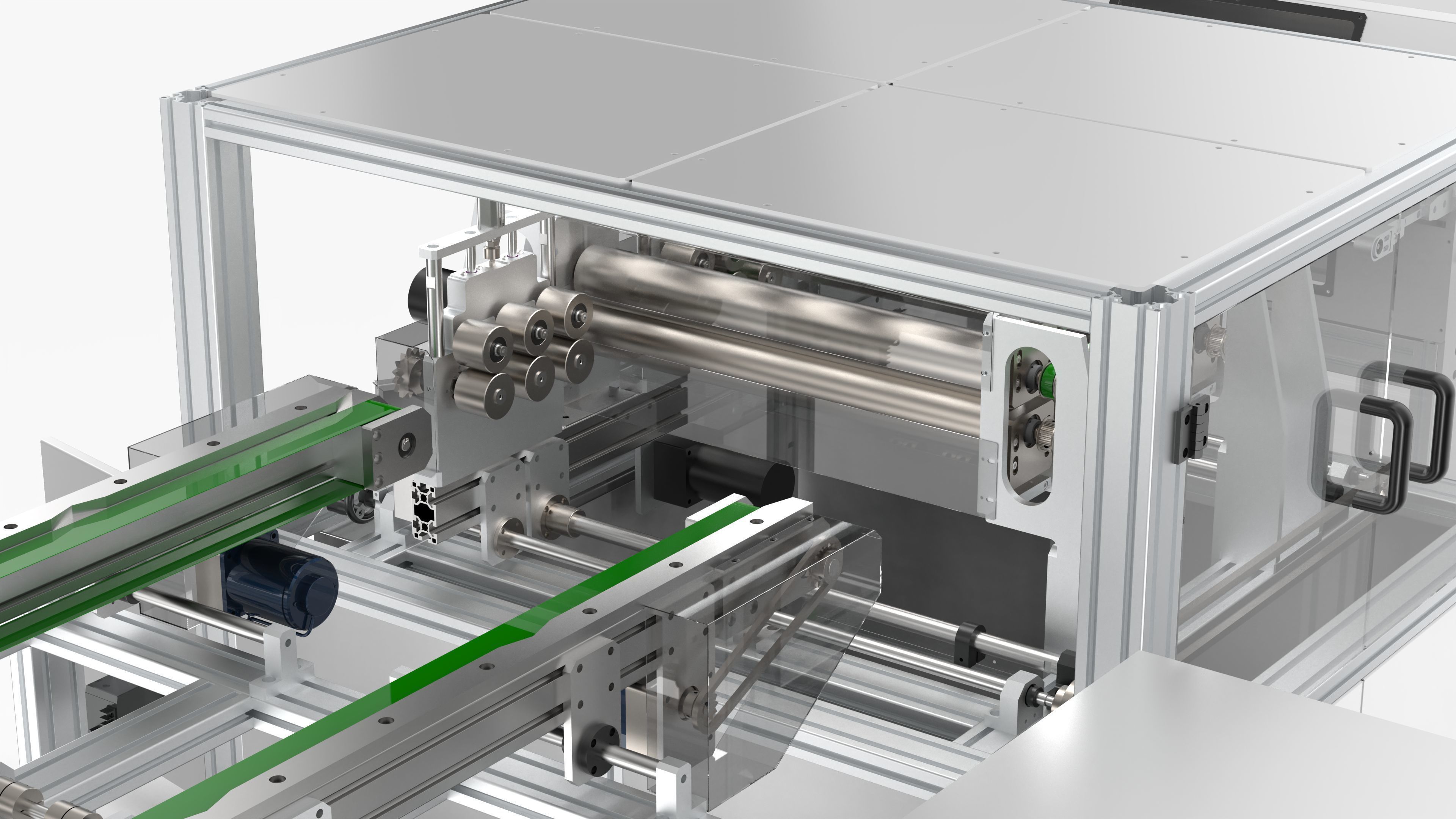 Automatic PCB Partition Cleaning Machine 3D model_15