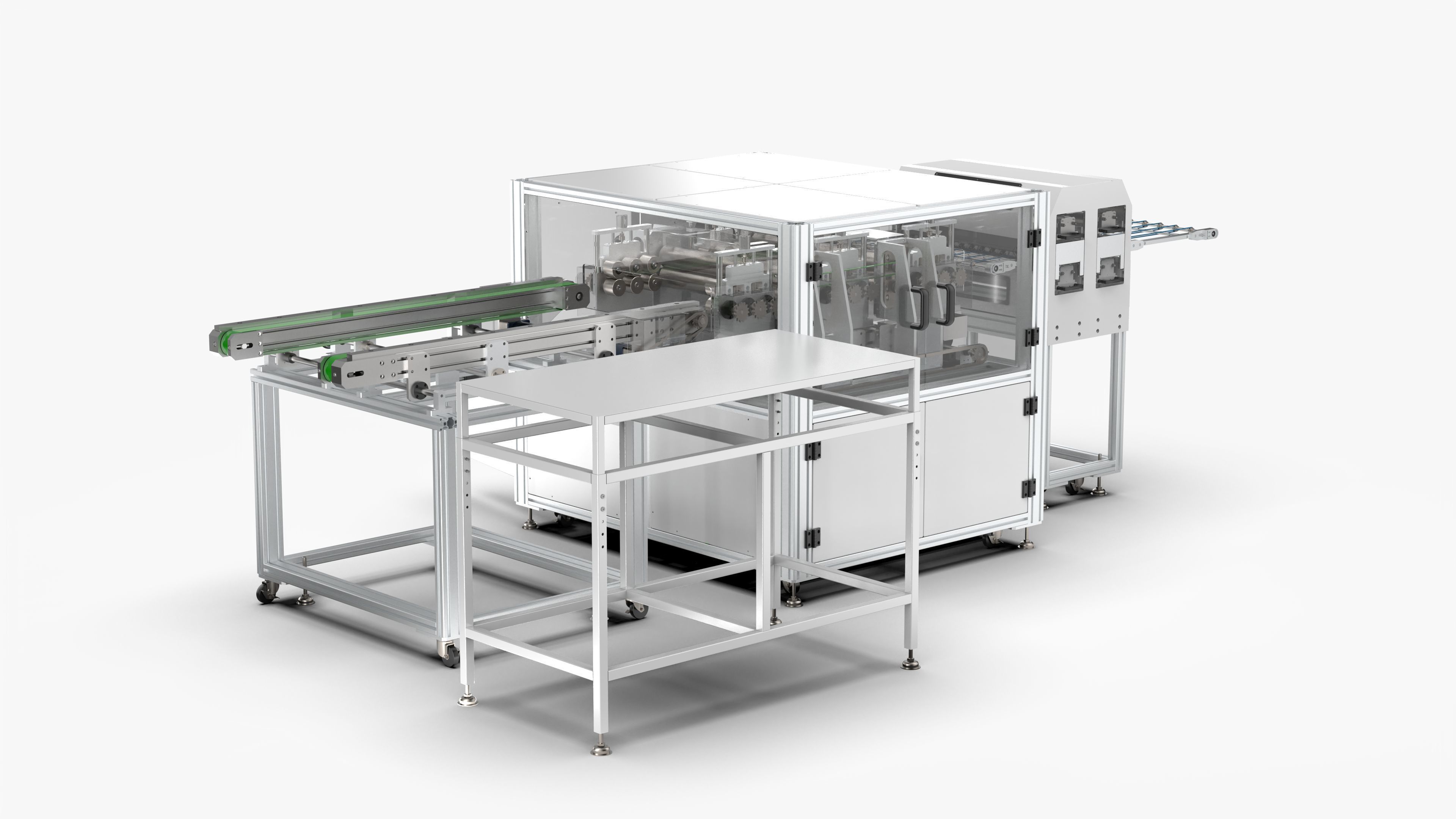 Automatic PCB Partition Cleaning Machine 3D model_2