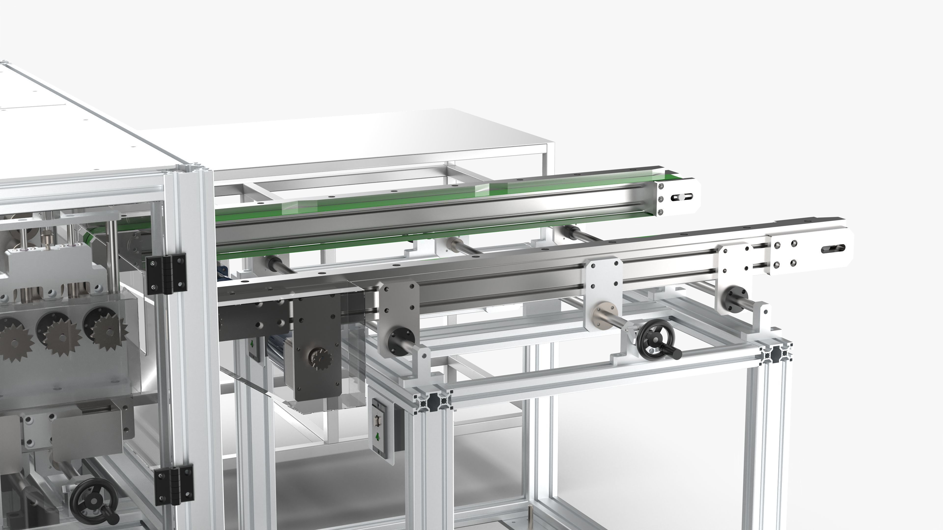 Automatic PCB Partition Cleaning Machine 3D model_11