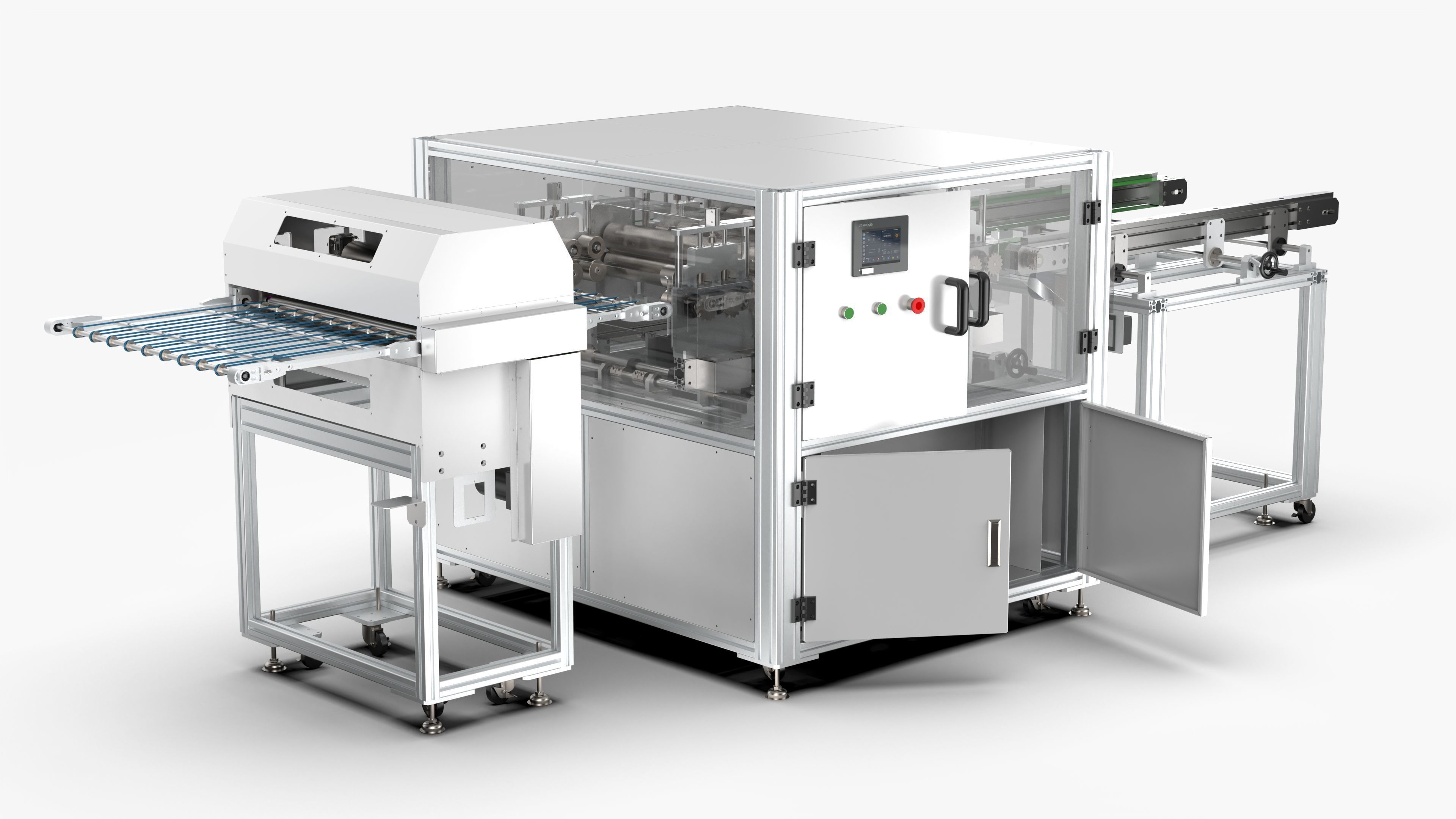 Automatic PCB Partition Cleaning Machine 3D model_18