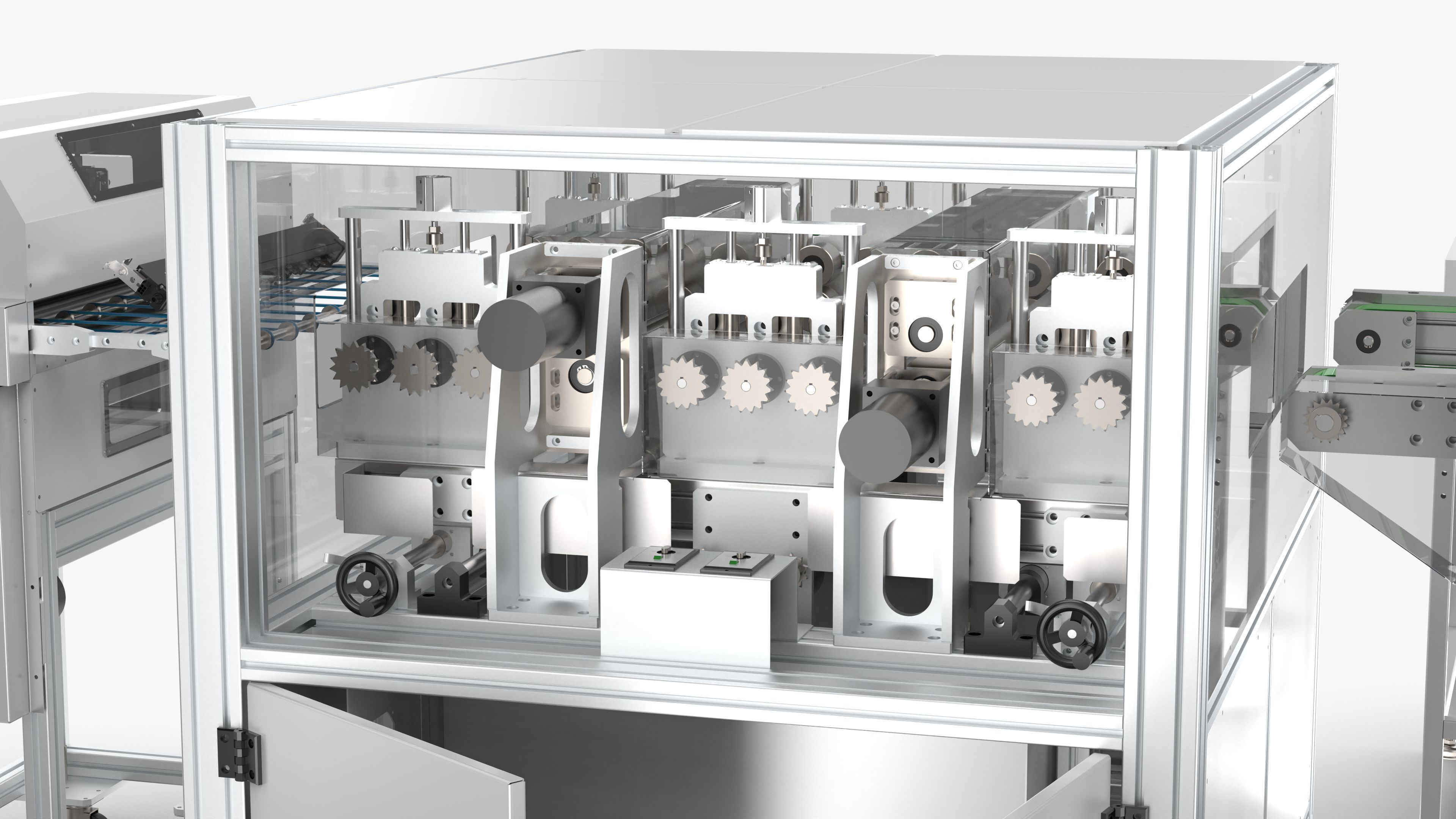 Automatic PCB Partition Cleaning Machine 3D model_14