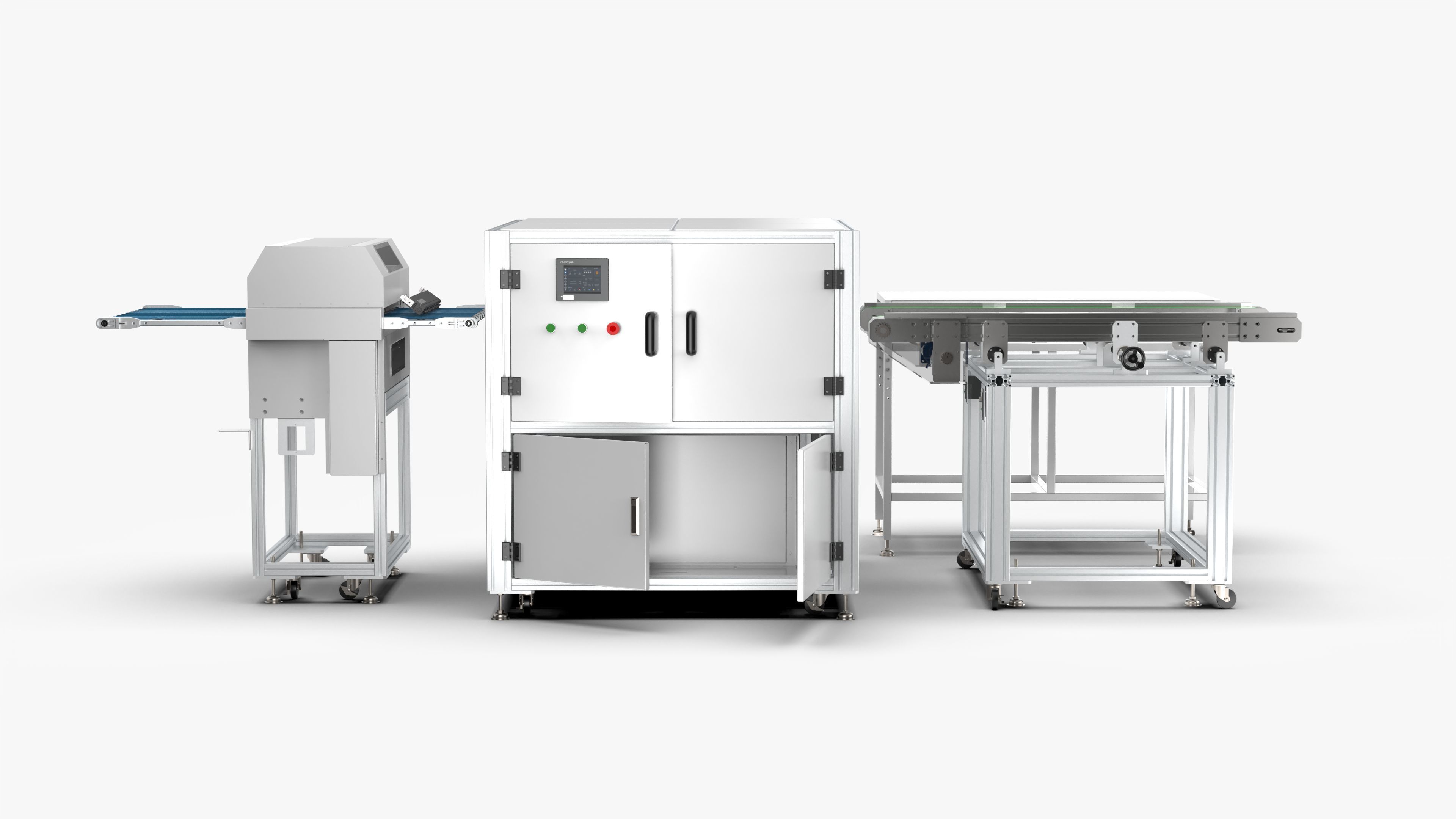 Automatic PCB Partition Cleaning Machine 3D model_4