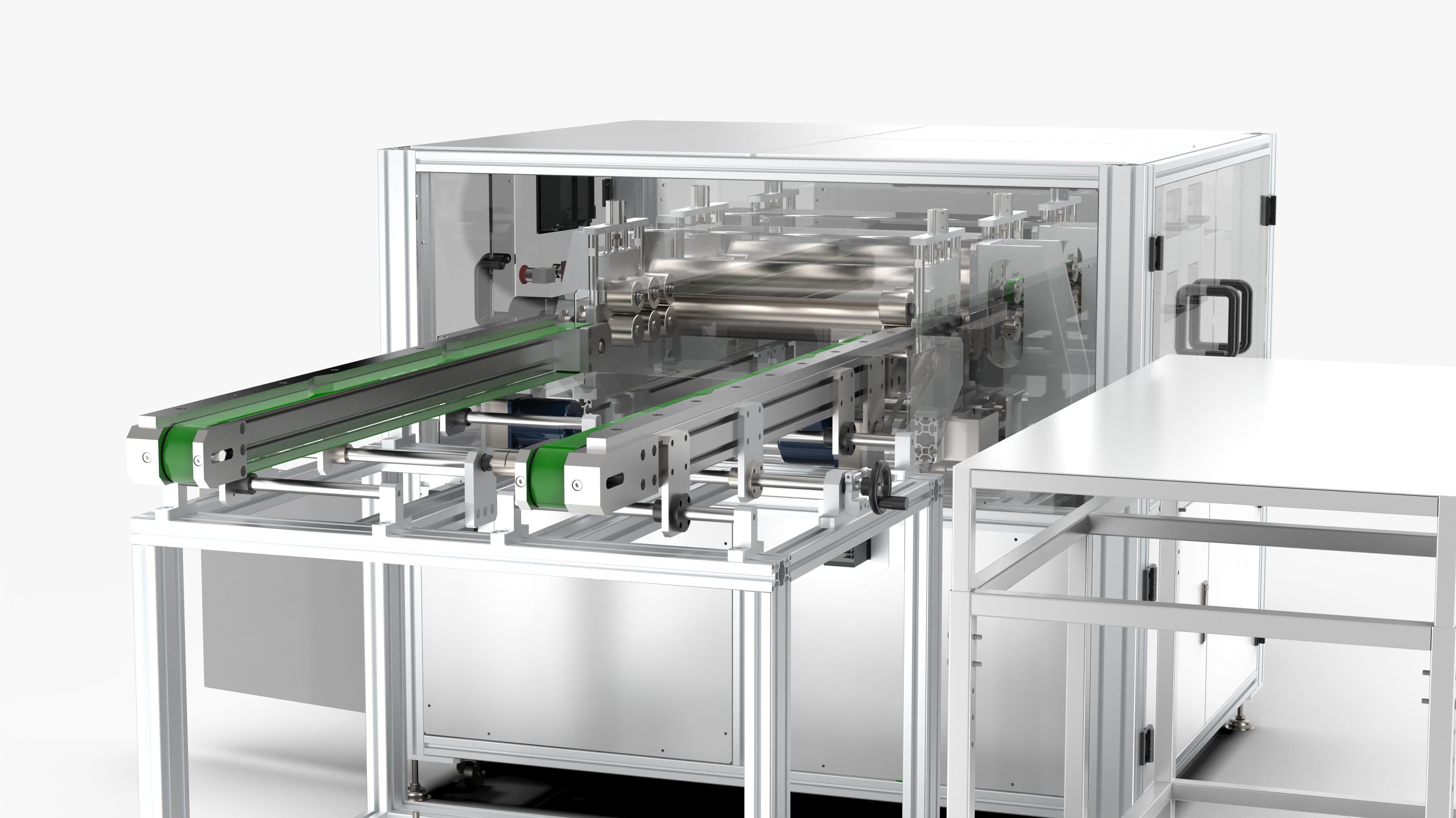 Automatic PCB Partition Cleaning Machine 3D model_10