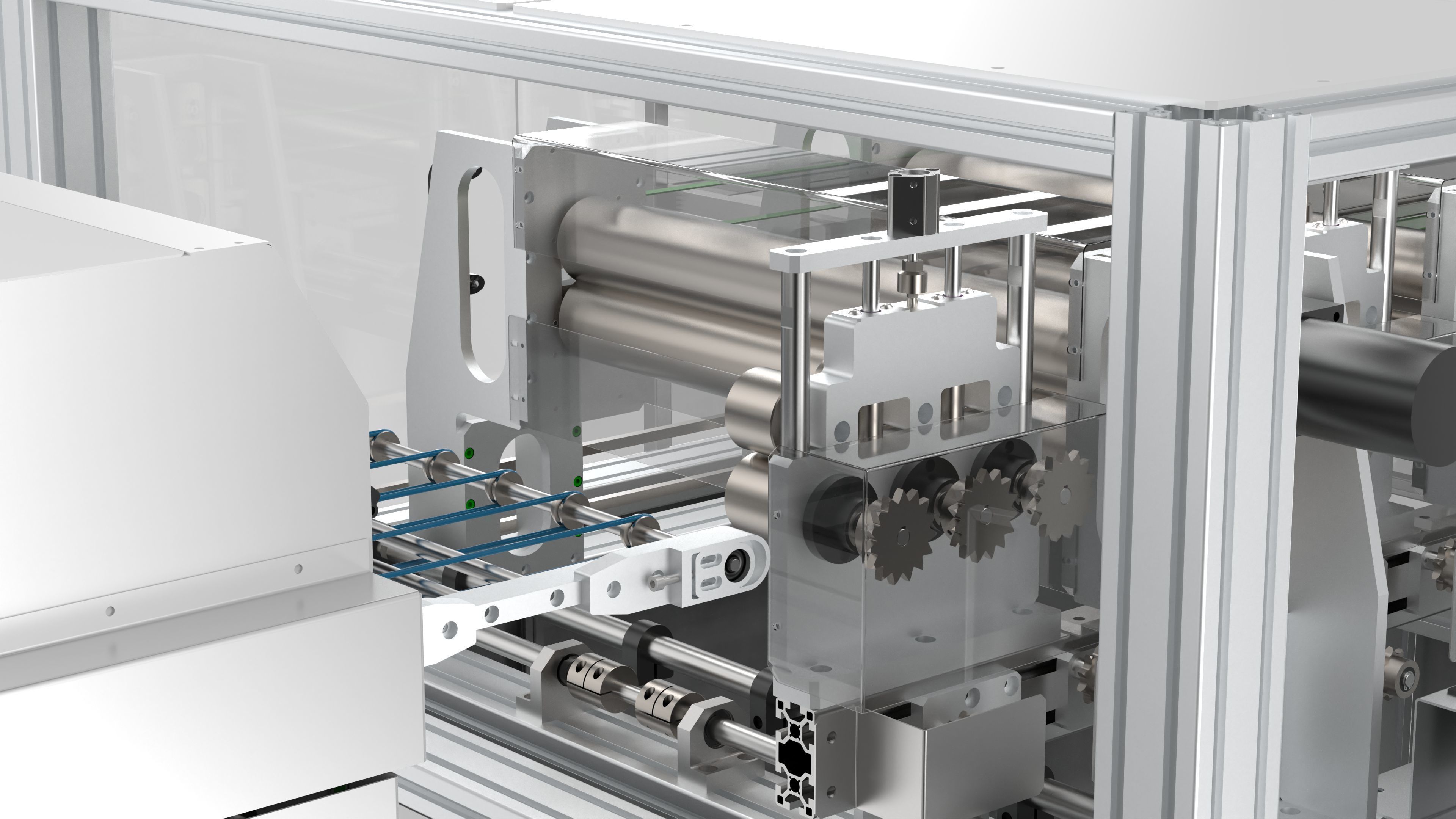 Automatic PCB Partition Cleaning Machine 3D model_16