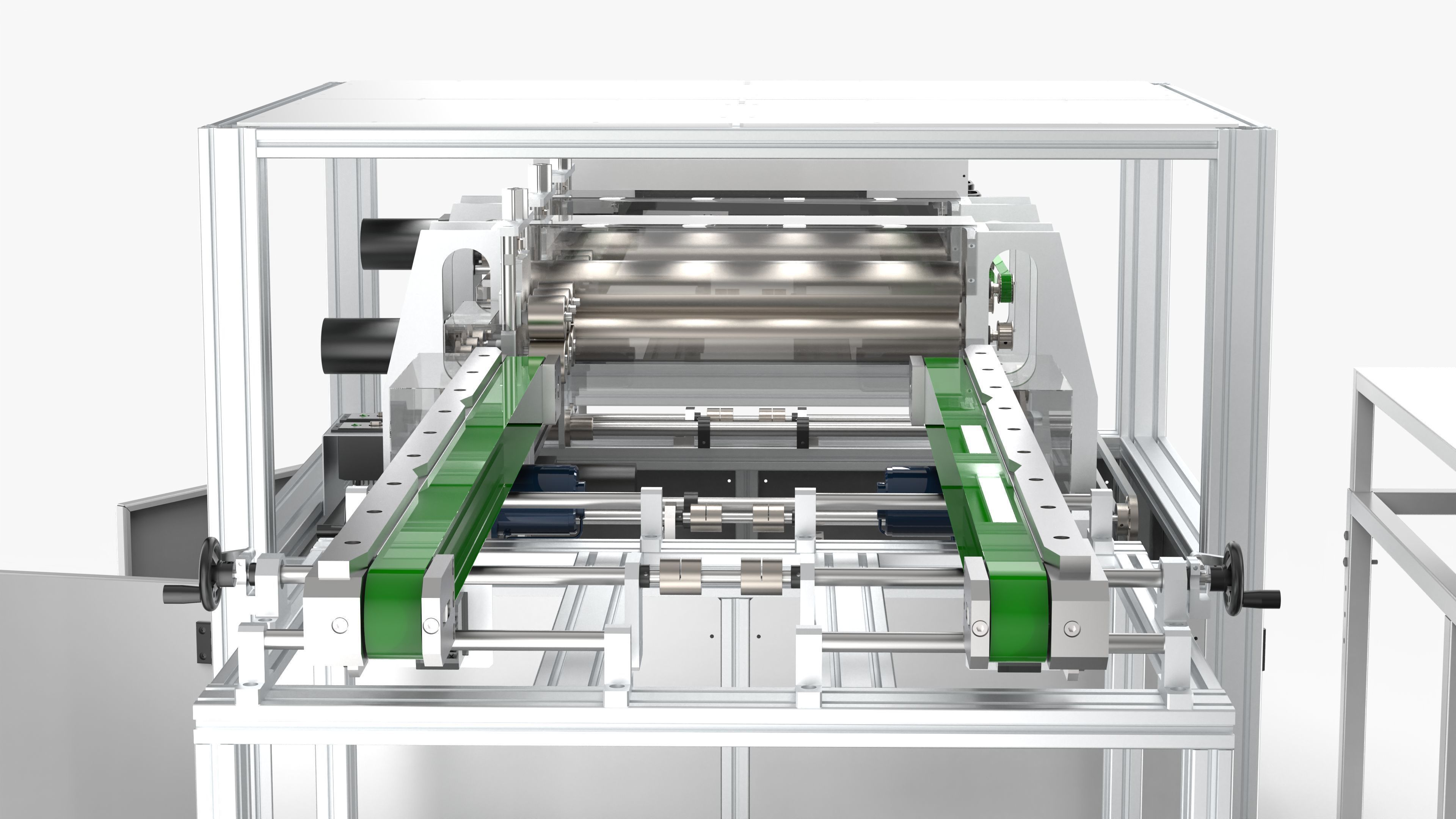 Automatic PCB Partition Cleaning Machine 3D model_21