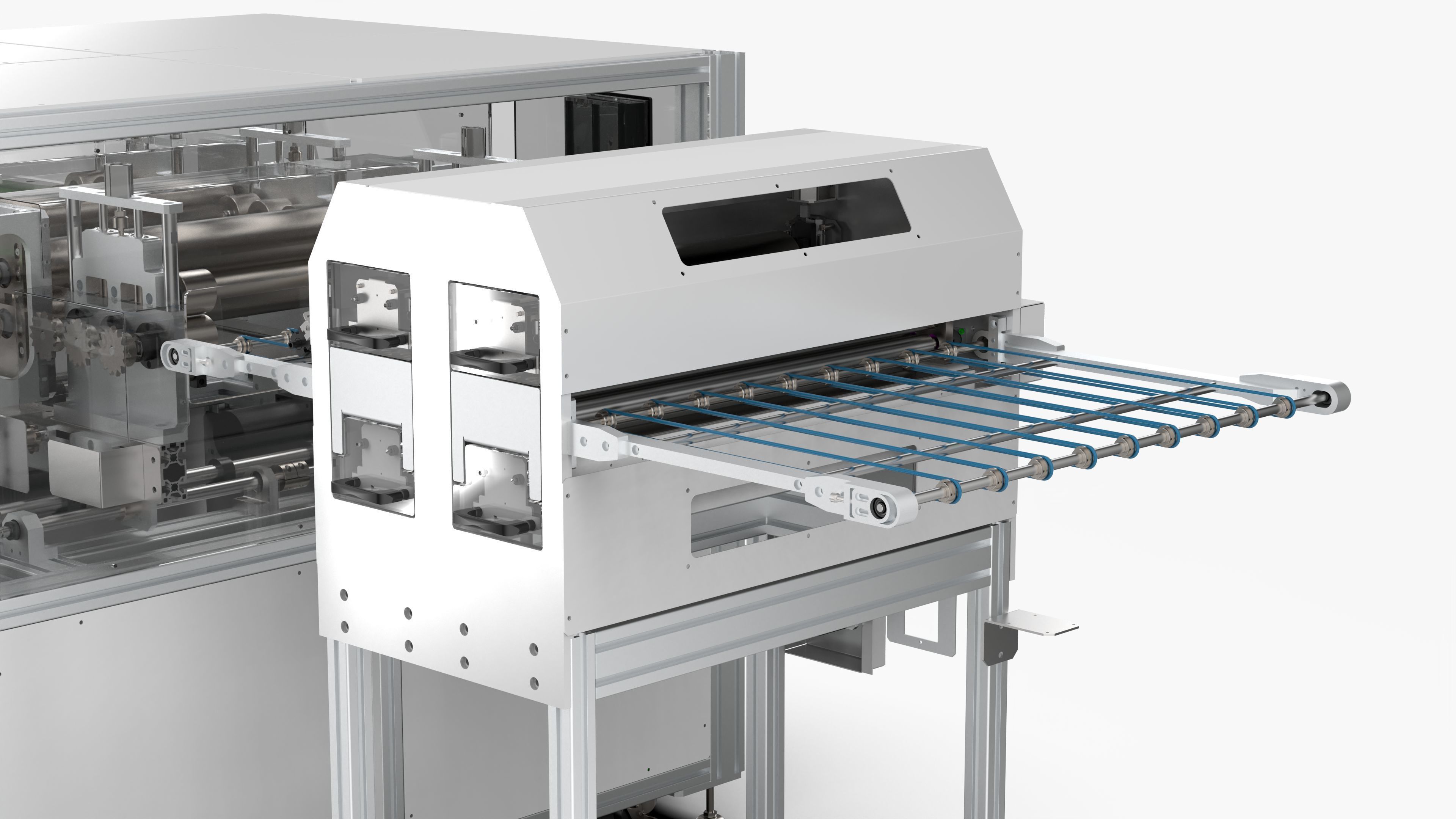 Automatic PCB Partition Cleaning Machine 3D model_12