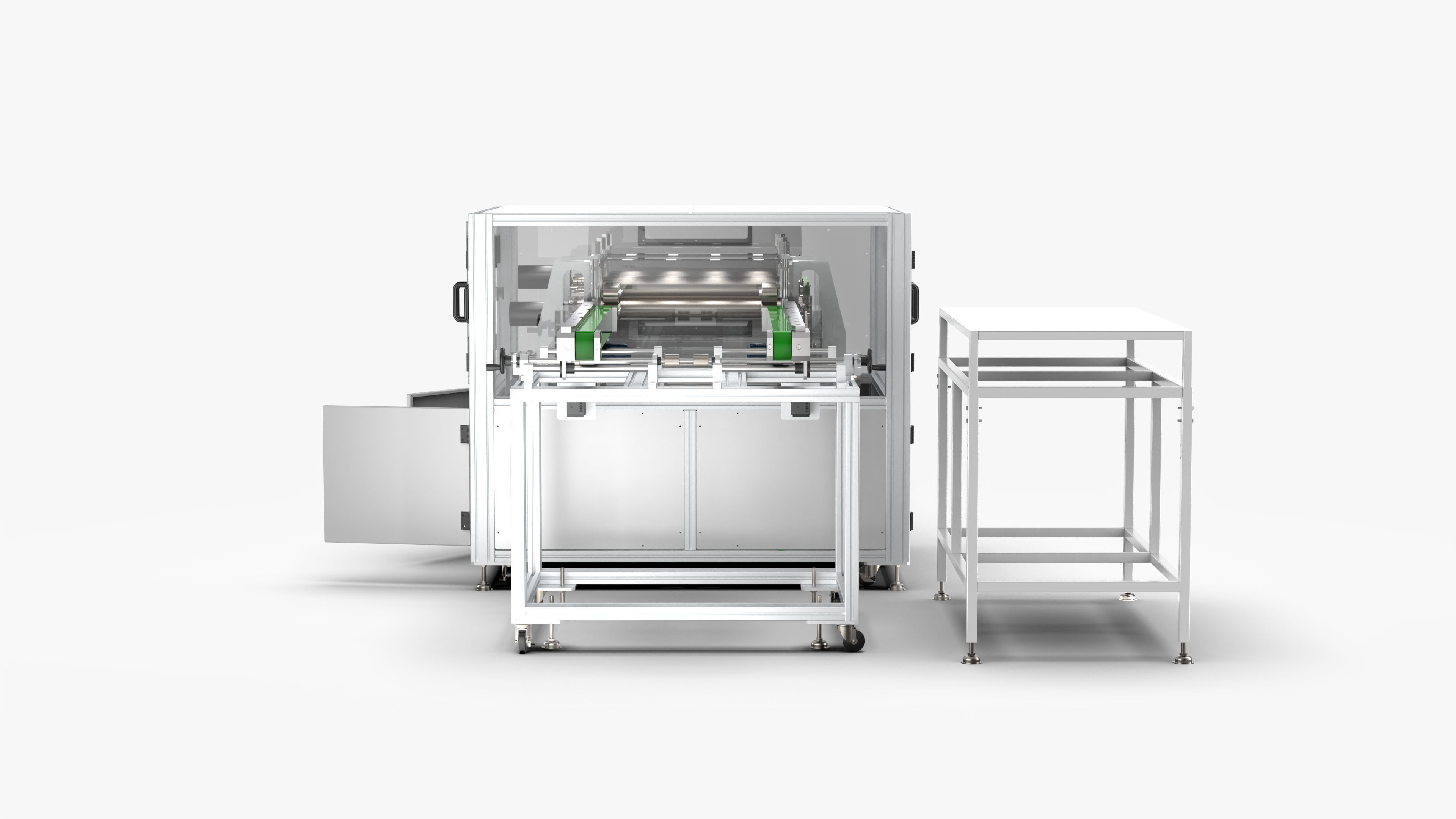 Automatic PCB Partition Cleaning Machine 3D model_7