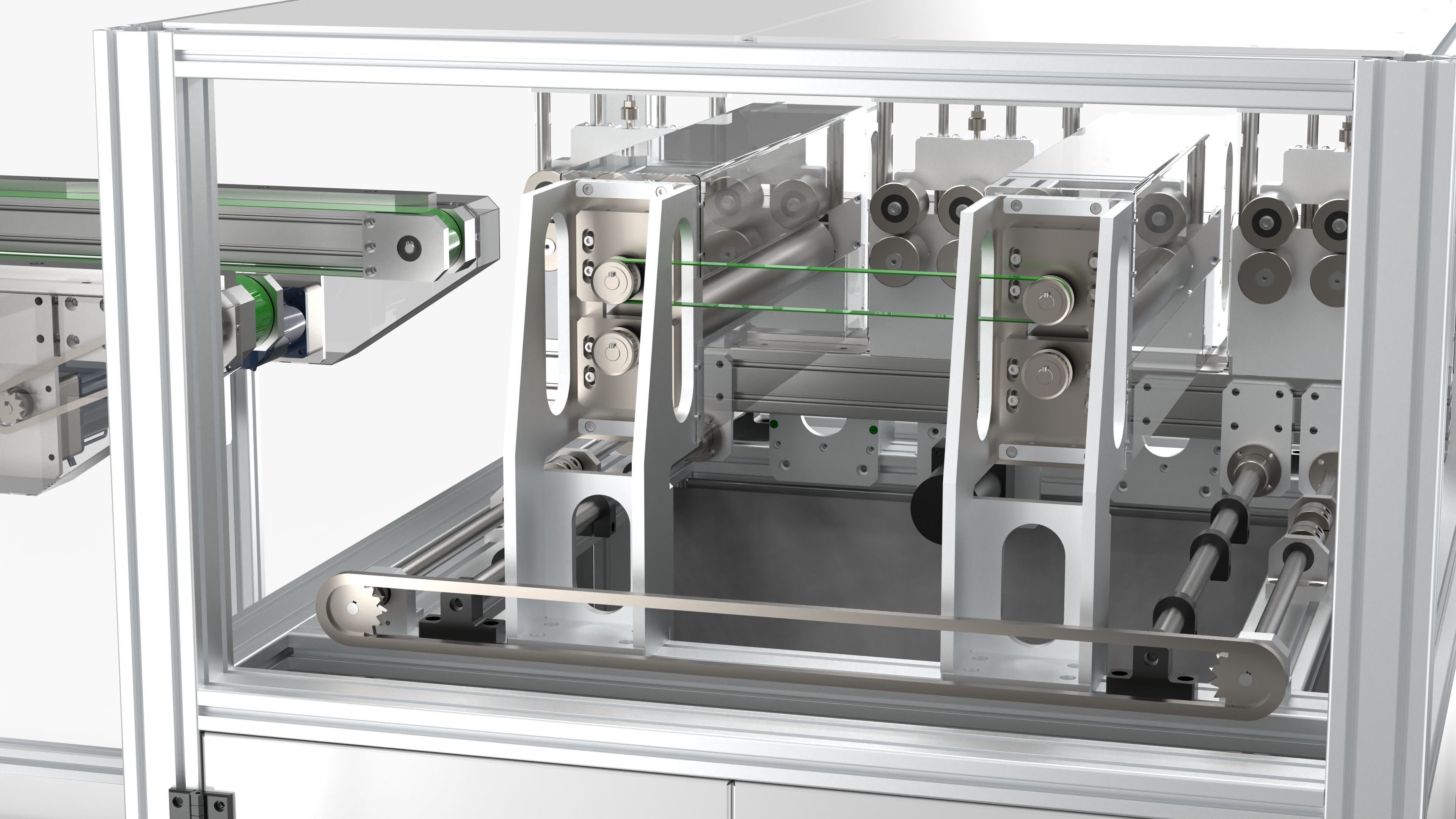 Automatic PCB Partition Cleaning Machine 3D model_19