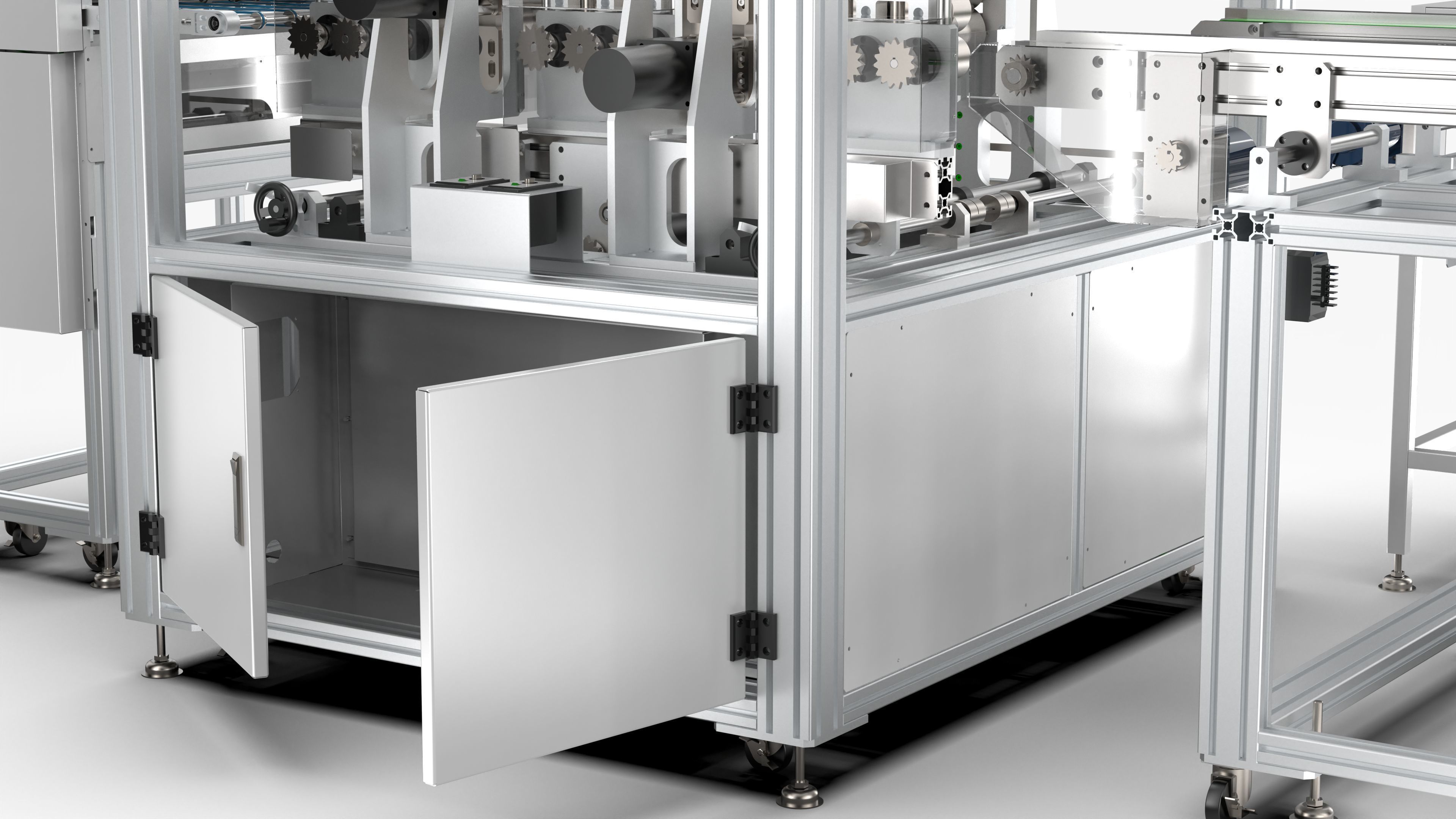 Automatic PCB Partition Cleaning Machine 3D model_22