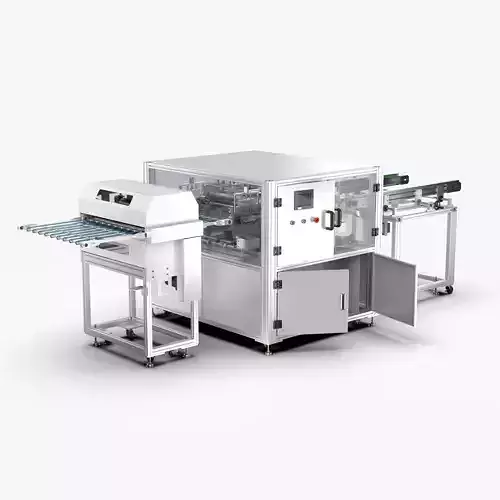 Automatic PCB Partition Cleaning Machine 3D model