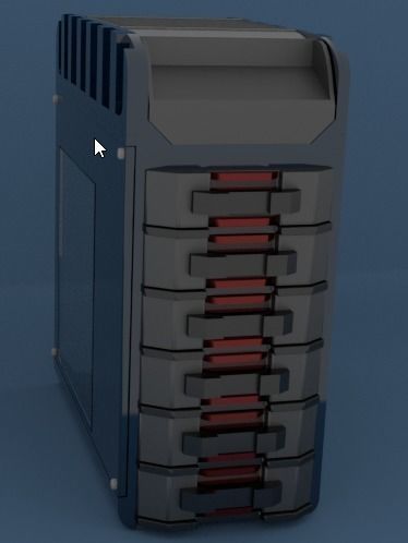 PC Case 3D model_1