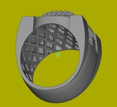 S Ring 3D print model_2