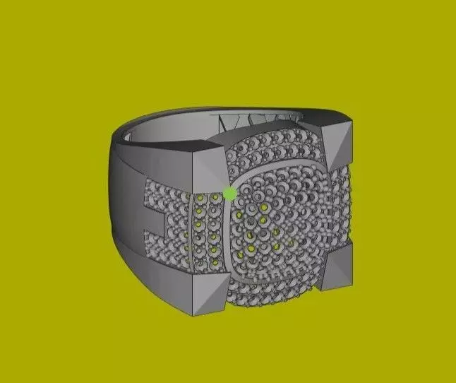 S Ring 3D print model_0