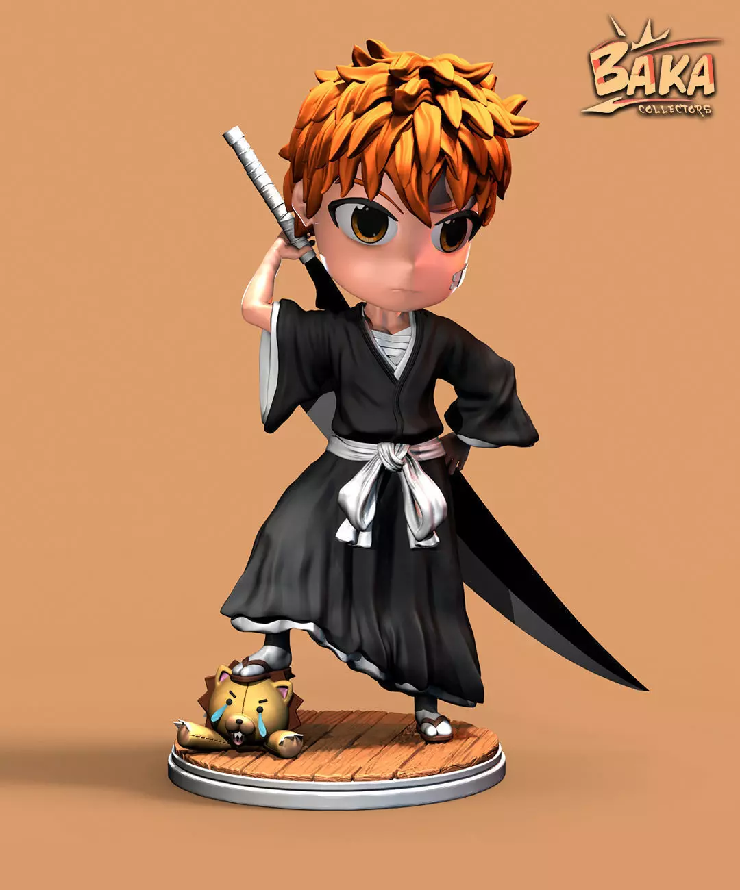 Chibi - Ichigo Kurosaki 3D print model_0