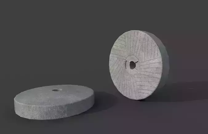 Set of historic millstones