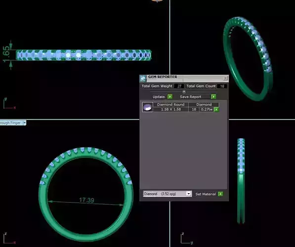 Women Diamond Ring R25