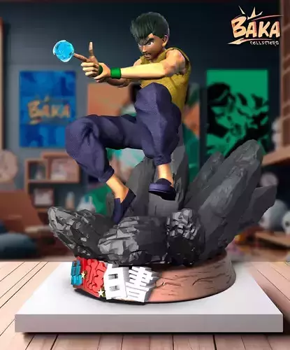Yusuke Urameshi - Sculpture 3D print model