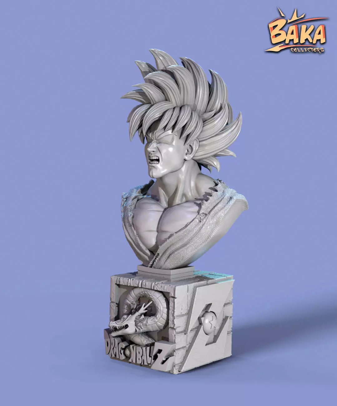 Goku - Bust 3D print model_0