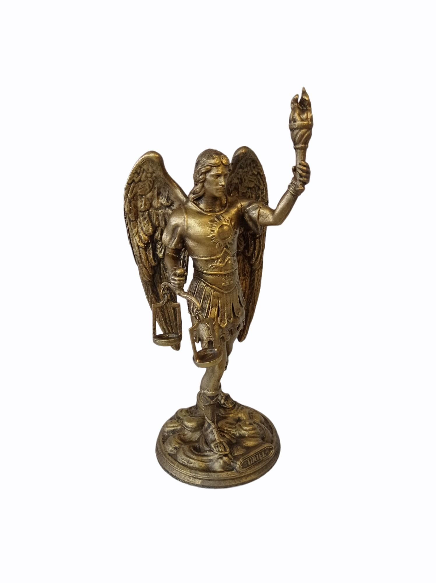 Statue of Archangel Uriel for 3D Printing 3D print model_4