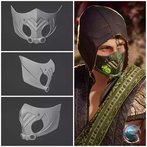 Reptileo mask from MK1 - Tigran Maquarade