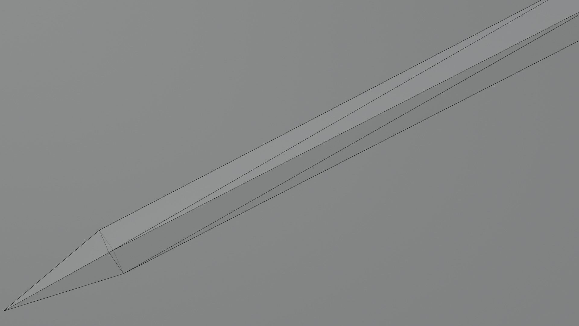 Gladius sword with Grossmesser handle Low-poly 3D model_11