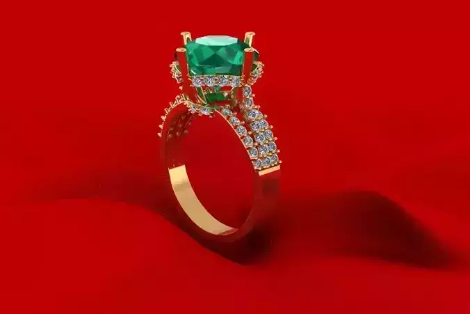 Gemstone Solitaire Ring R13