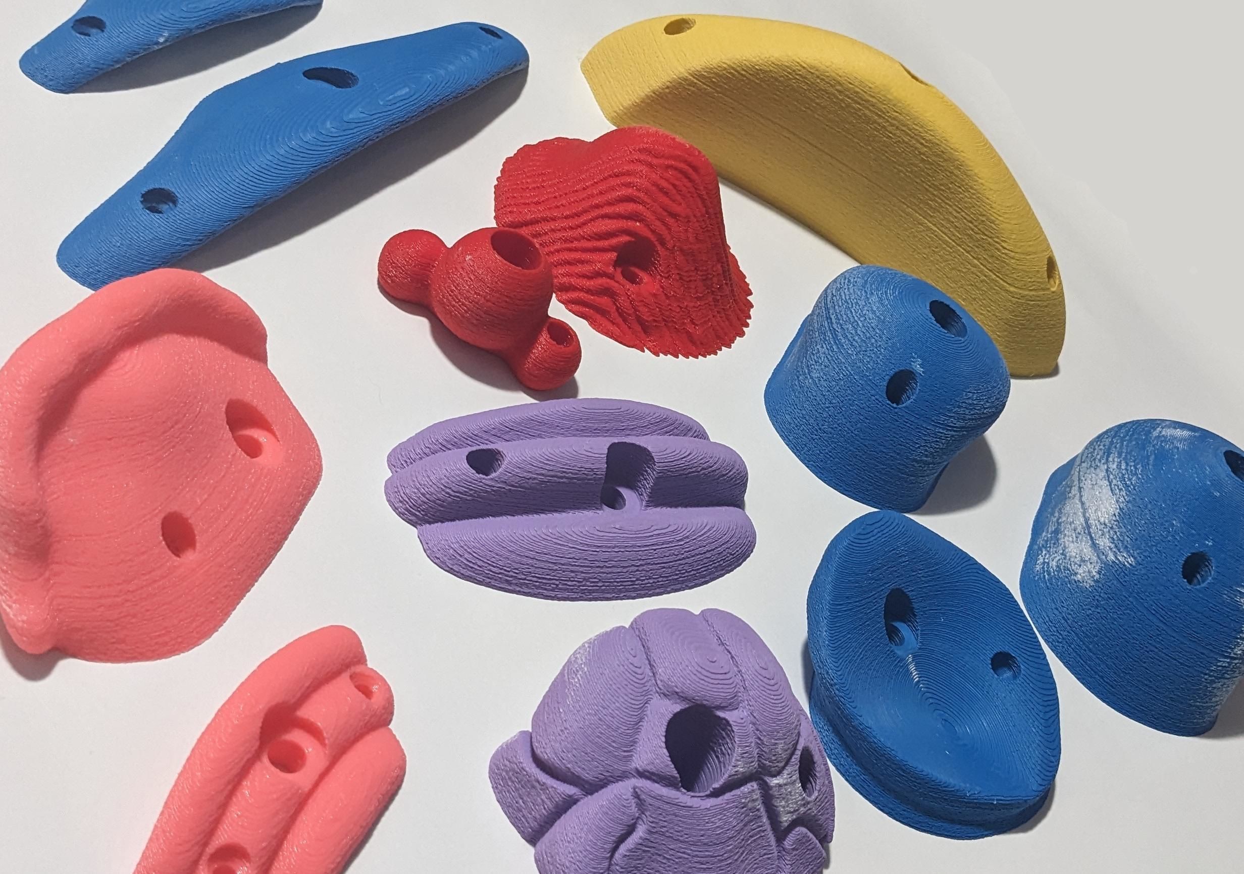 Star Pack Climbing Holds 3D print model_1
