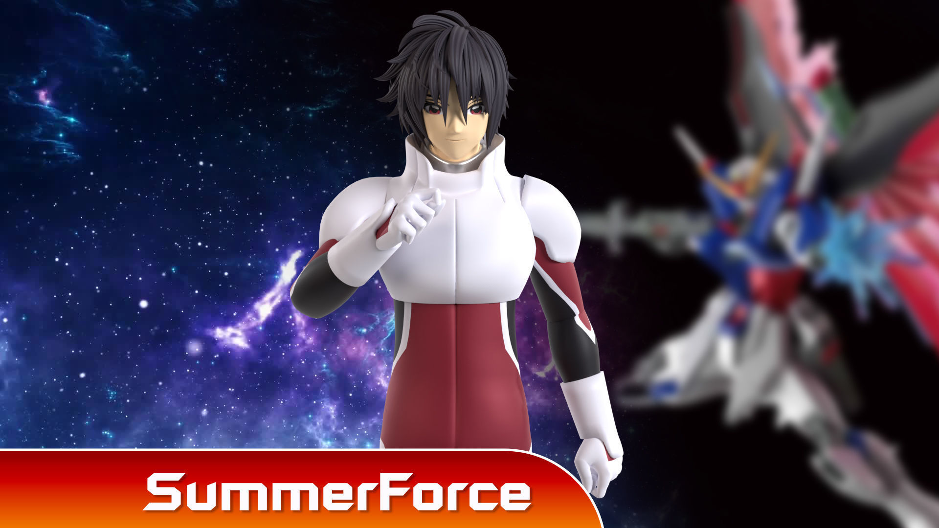 Shinn Asuka - Gundam Seed Destiny 3D model_1