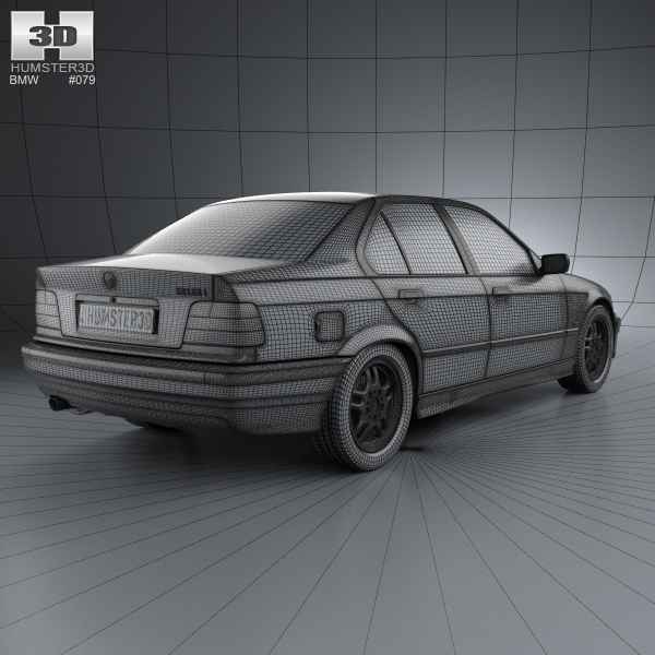 Bmw e36 3d model