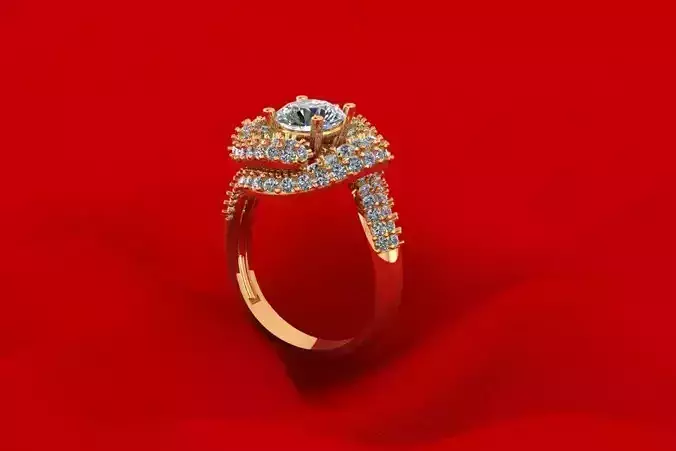 Twist Diamond Ring R12
