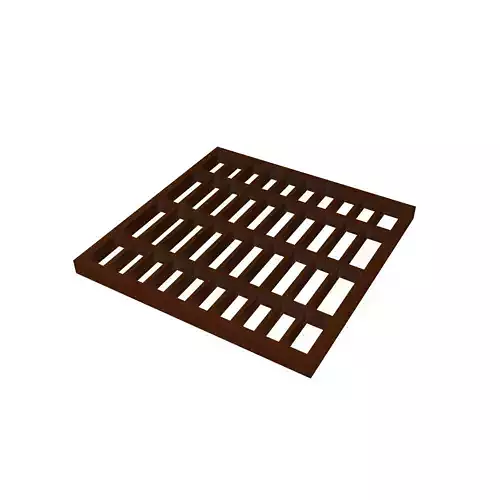 Sewer Grate V1 003 Low-poly 3D model
