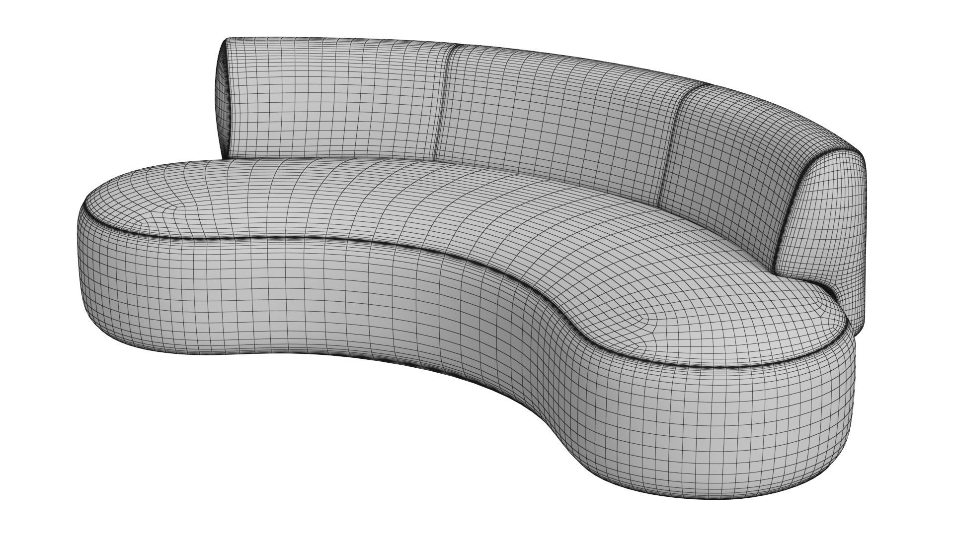 Modern Relik Lek Sofa 3D model_5