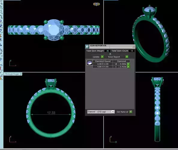 Solitaire Women Ring 