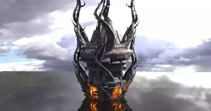 Dark Cthulhu Gravity Tower