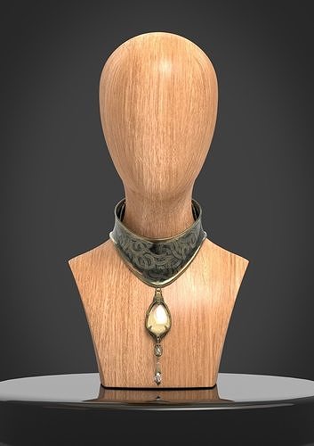 ACCESSORIES Necklace fv2 acc7 FOR FV2 AVATAR CLO3D MARVELOUS Low-poly 3D model