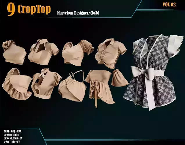 9 CropTop VOL 02