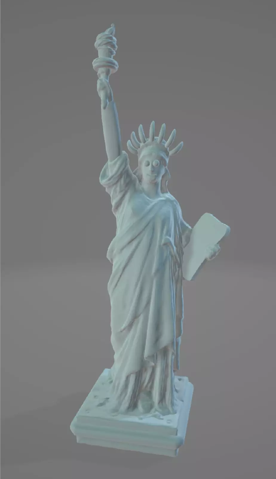 Statue of Food Liberty Free 3D model