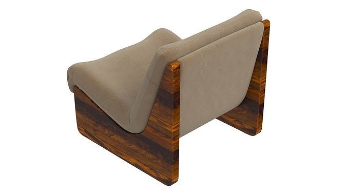 Poltrona Pampulha Lounge Chair 3D model 6