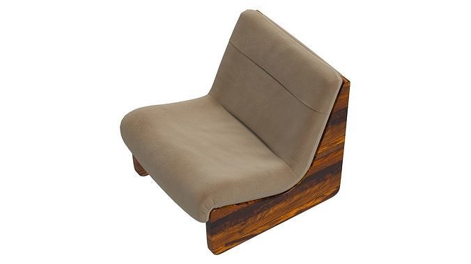 Poltrona Pampulha Lounge Chair 3D model 4