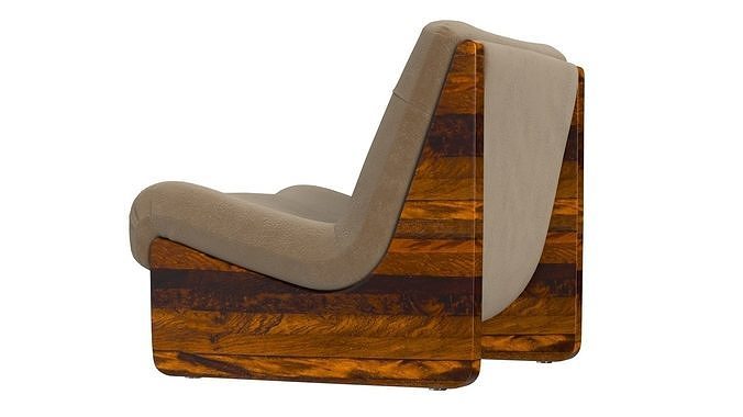 Poltrona Pampulha Lounge Chair 3D model 5