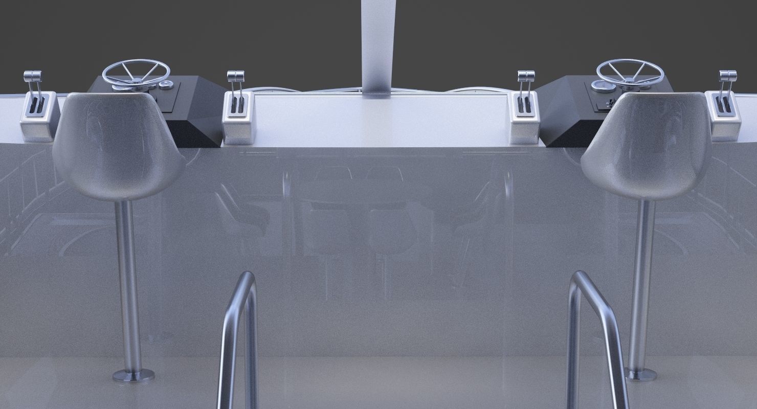 Photorealistic Yacht 02 3D model_18